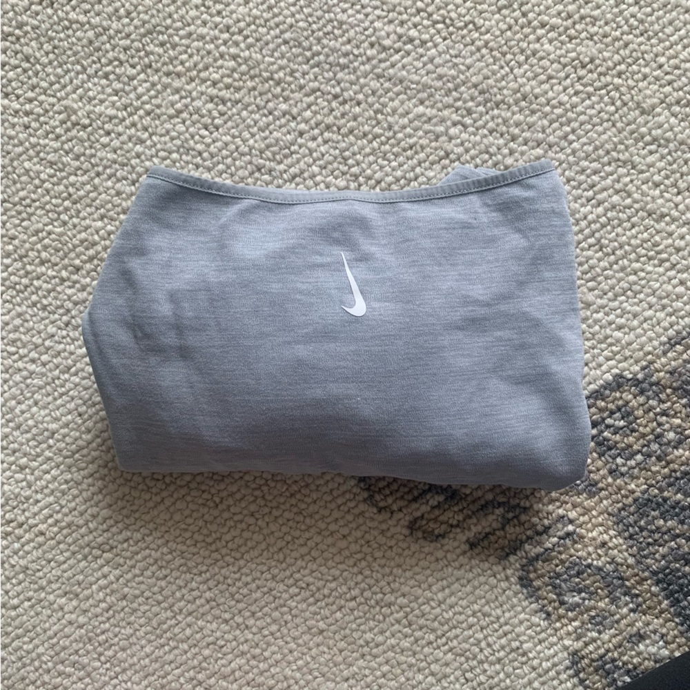 Grey Nike Drifit Yoga Long sleeve